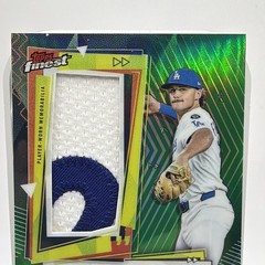 2026 Topps Finest – ALEX FREELAND – GREEN ROOKIE AUTO RELIC 08/99 LA Dodgers