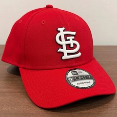 New Era St. Louis Cardinals 9Forty The League Red Adjustable Strap MLB Hat Cap
