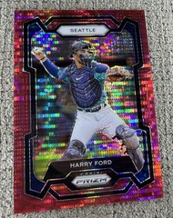 2024 Panini Prizm – Harry Ford #261 Red Pulsar Prizm /399 (RC)