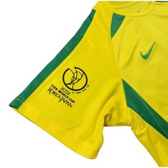 Ronaldo #9 Brazil 2002 World Cup Home Jersey – Men’s Retro Soccer Shirt – NEW