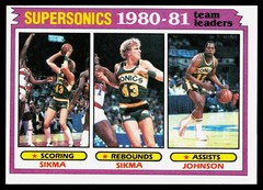 Jack Sikma / Vinnie Johnson 1981-82 Topps #64 NMT
