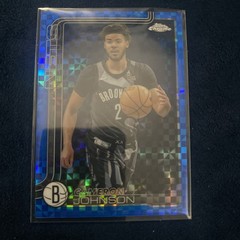 2025-26 Topps Chrome BLUE X-Fractors Lot Of 10 Rookies, HOF Players & Vets