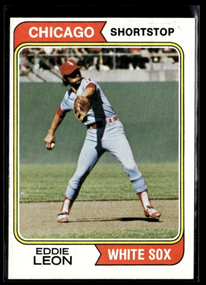 1974 Topps Eddie Leon EX/MT Set Break #501