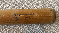Jim Rice Signed Rawlings Black MLB Baseball JSA w Louisville Slugger Bat