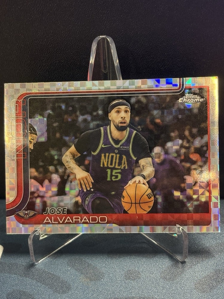 2025-26 Topps Chrome – Jose Alvarado #144 X-Fractor