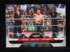 2025 Topps Now WWE /55211 The Rock John Cena Travis Scott #27 1ai1