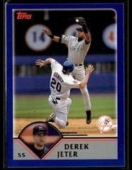 2003 Topps #400 Derek Jeter Yankees Baseball Card 1202T