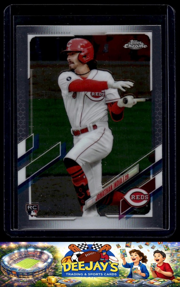2021 Topps Chrome Update #USC74 Jonathan India Rookie Cincinnati Reds