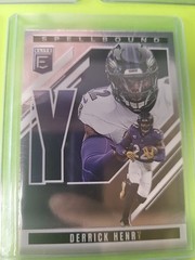 2025 Panini Donruss Elite Spellbound Lavender Set Derrick Henry Ravens