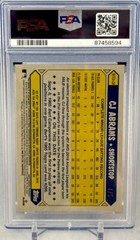 CJ Abrams 2022 Topps Chrome Update Silver Pack Auto Red Ref #T87CA-CA #4/5 POP 1
