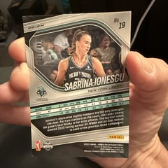 2025 Panini Prizm WNBA – Sabrina Ionescu #19 Pink Prizm /175