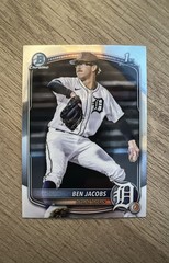 2025 1st Bowman Draft Chrome Ben Jacobs Tigers RC #BDC-141