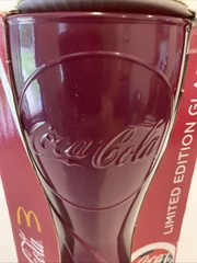 2022 FIFA Qatar World Cup Soccer McDonald&rsquo;s Glass Promotional Give Away PURPLE