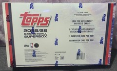 2025-26 Topps NBA Basketball Costco SUPERBOX NEW Sealed Cooper Flagg Rookie year