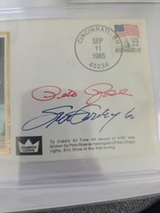 Pete Rose & Steve Garvey Signed 1985 FDC Envelope (Beckett Authentic Auto)