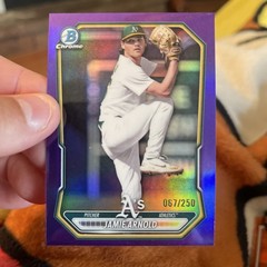 2026 Bowman JAMIE ARNOLD Athletics PURPLE CHROME REFRACTOR #&rsquo;d /250
