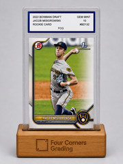 2022 Jacob Misiorowski 1st Bowman Draft Rookie Card #BD-132 Gem Mint Graded 10