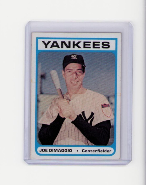 1972 BOWERY BANK JOE DIMAGGIO