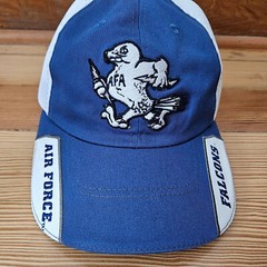 Air Force Falcon Sports Hat, Adj Strapback Mesh Cap, Unisex Adult, One Size