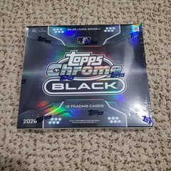 2026 Topps Chrome Black MLB Baseball Hobby Box Factory Sealed