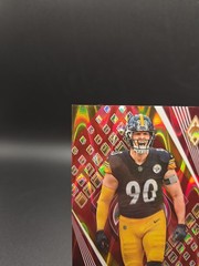 /199 Panini 2023 Phoenix Football T.J. Watt Steelers #100 Red Football NFL Card