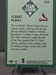 2001 Fleer Platinum – Team Leaders Albert Pujols #435 (RC)