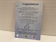 1995-96 Upper Deck Be a Player Auto Auto Kevin Stevens #S12 Auto Hockey Card NHL