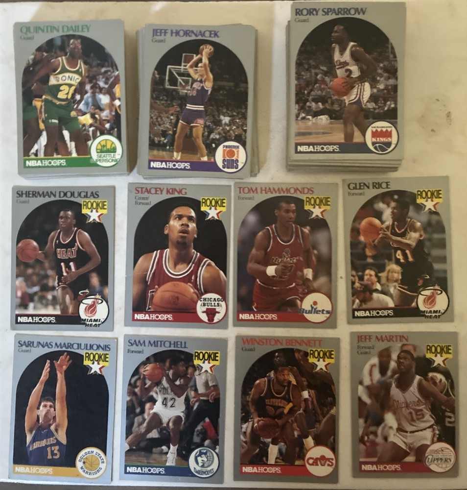 1990 NBA 126 Cards With Rookie Plays NBA Properties.Inc.