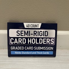 Semi Rigid Card Holders for PSA BGS SGC CSG – Slab Submission Protectors Sleeves