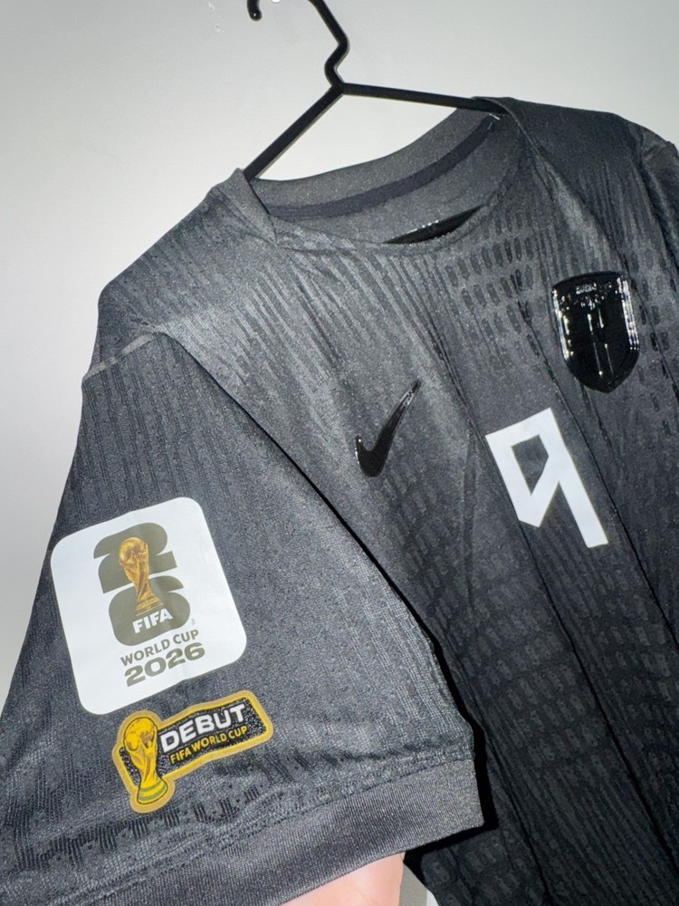 Erling BRAUT HAALAND #9 Norway 2026 Black WC 2026 Jersey AeroFit Size XL W DEBUT