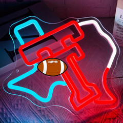 University Neon Sign for Wall Decor University Football Neon Light Man Cave | Di