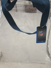 Foco Chicago Bears Clear Reusable Bag 12 X 12 X 6