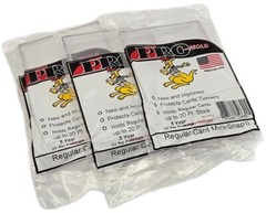 (3-Pack) Pro-Mold Mini Snap Tite Card Holders Standard Size Arrow Notch Corners