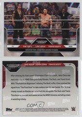2025 Topps Now WWE /55211 The Rock John Cena Travis Scott #27 02bl