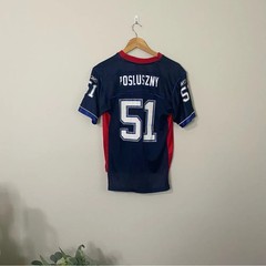 Reebok Onfield Navy and Red NFL New England Patriots Jersey Youth Large