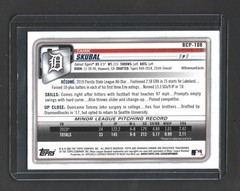 2020 Bowman – Chrome Prospects Tarik Skubal #BCP-108 Mojo Refractor (RC)