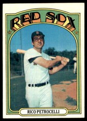 1972 TOPPS RICO PETROCELLI BOSTON RED SOX #30 EX-MT X5068