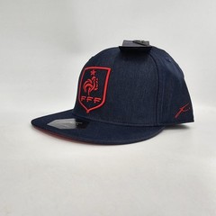 France Soccer National Team Rooster Fi Collection Mens Snapback Cap Denim NEW