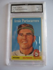 1958 A. PORTOCARRERO #465 TOPPS CARD FGS MINT 9 LOT Y