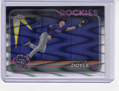 2024 Topps Chrome Brenton Doyle RayWave Refractor Colorado Rockies #139