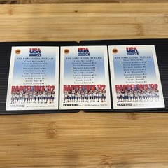 1991-92 Skybox Dream Team Barcelona USA Basketball 3-Card Set #544 #545 #546