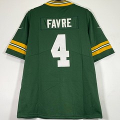 Brett/#4/Favre/Packers/Stitched/Jersey/Green/S/M/L/XL/2XL/3XL/4XL