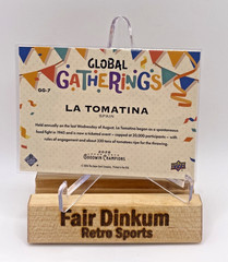 2026 Upper Deck Goodwin Champions La Tomatina Spain Global Gatherings #GG-10