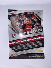 2025 Panini Prizm WNBA Te-Hina Paopao RC #61 Pandora Prizm Atlanta Dream