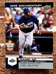2008 Upper Deck Documentary Prince Fielder #1652
