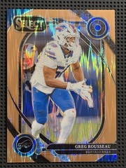 2024 Panini Select – Club Level Greg Rousseau #272 Copper Shock Prizm /299 Bills