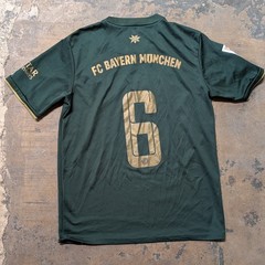 Adidas FC Bayern Munich Aeroready Green Night Soccer Jersey Sz S FI5295 NEW