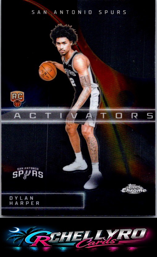 Dylan Harper San Antonio Spurs Topps 2025-26 Topps Chrome #AC-12