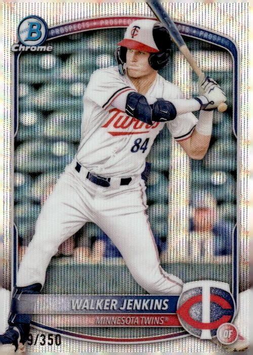 2025 Bowman Chrome #BP-1 Walker Jenkins Prospects Refractors /350