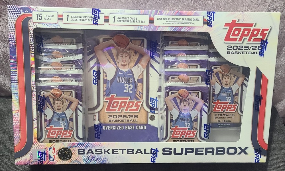 2025-26 Topps NBA Basketball Costco SUPERBOX NEW Sealed Cooper Flagg Rookie year